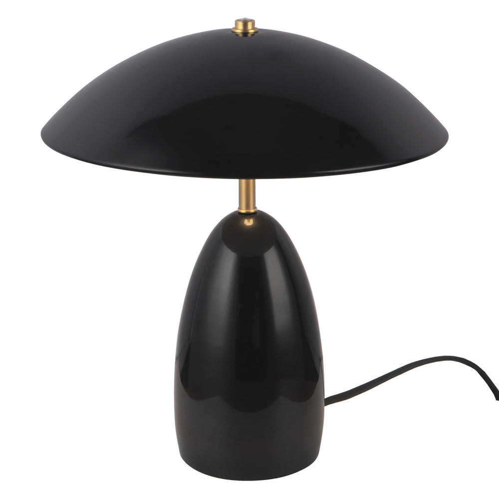 Alora Canada - TL437012GBK - LED Table Lamp - Poppy - Glossy Black