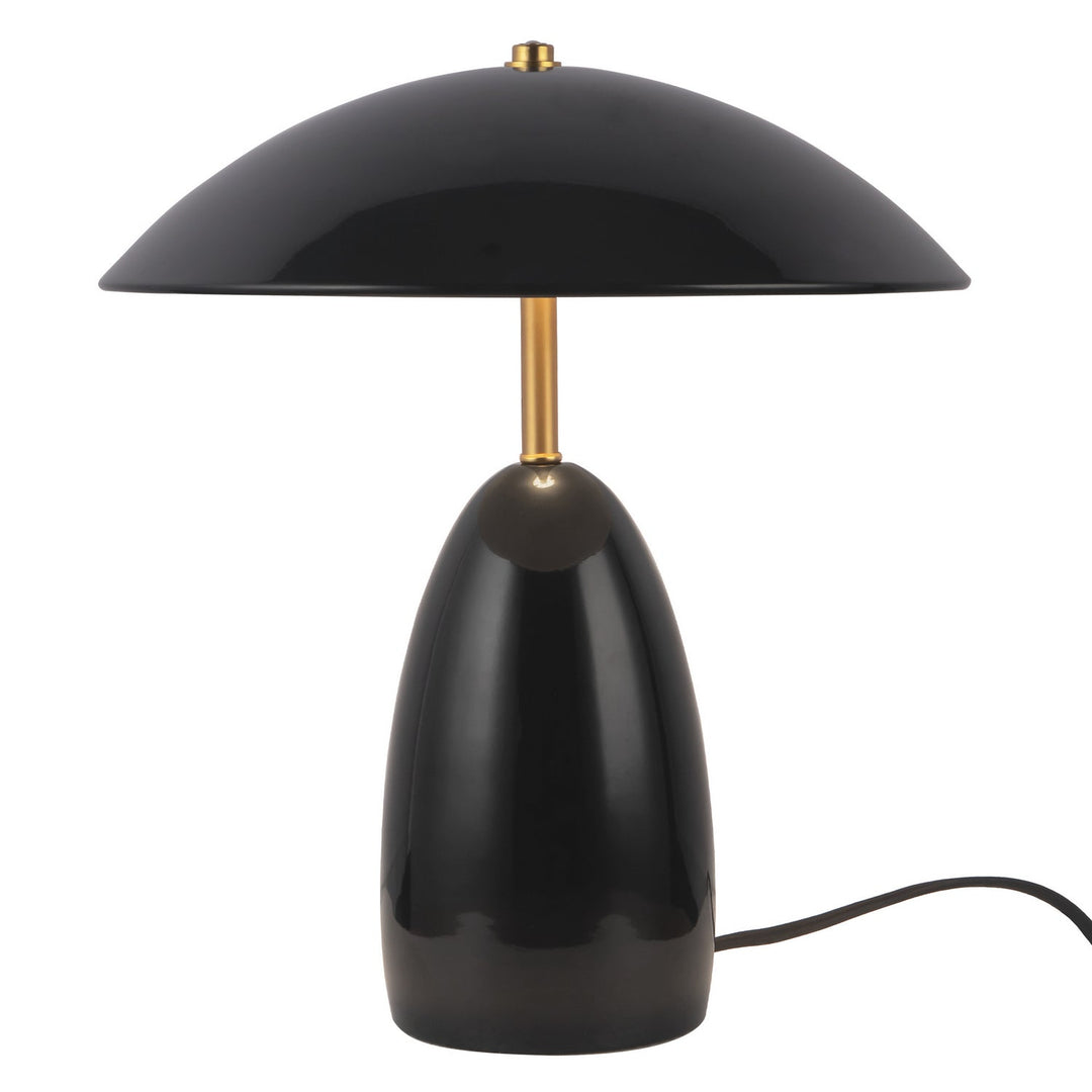 Alora Canada - TL437012GBK - LED Table Lamp - Poppy - Glossy Black