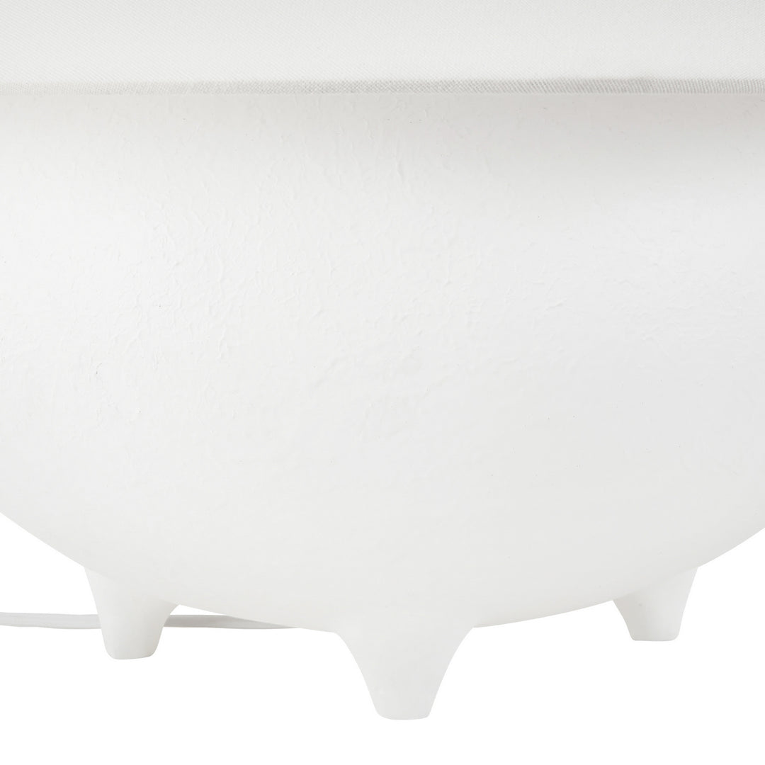 Alora Canada - TL453017AWWL - One Light Table Lamp - Rowan - Antique White/White Linen