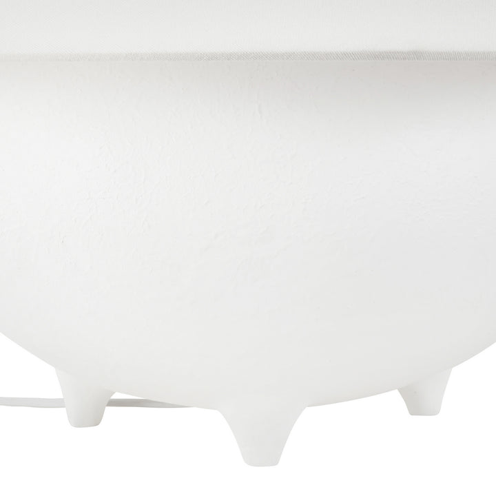 Alora Canada - TL453017AWWL - One Light Table Lamp - Rowan - Antique White/White Linen
