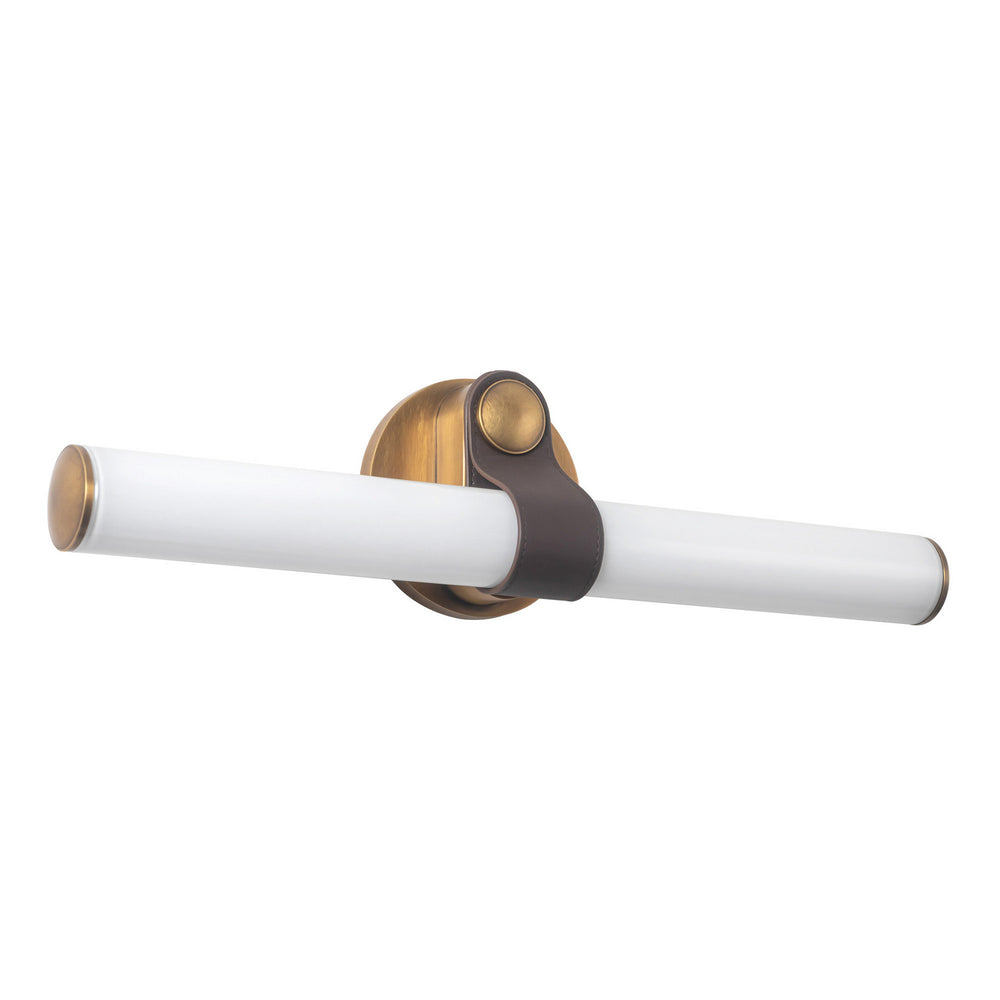 Alora Canada - VL312520VBGO - LED Bathroom Vanity - Ledger - Vintage Brass