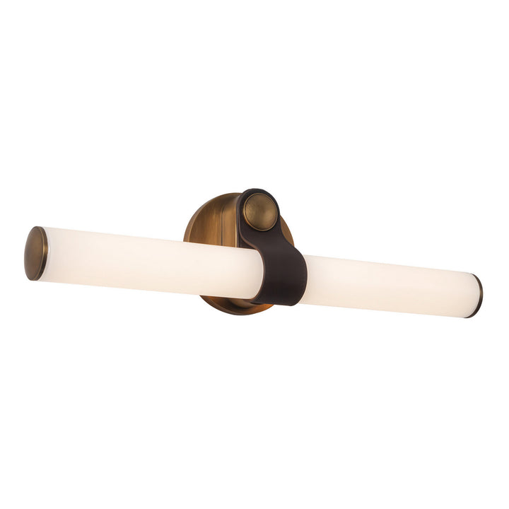 Alora Canada - VL312520VBGO - LED Bathroom Vanity - Ledger - Vintage Brass