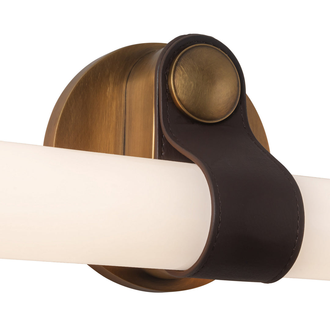 Alora Canada - VL312520VBGO - LED Bathroom Vanity - Ledger - Vintage Brass