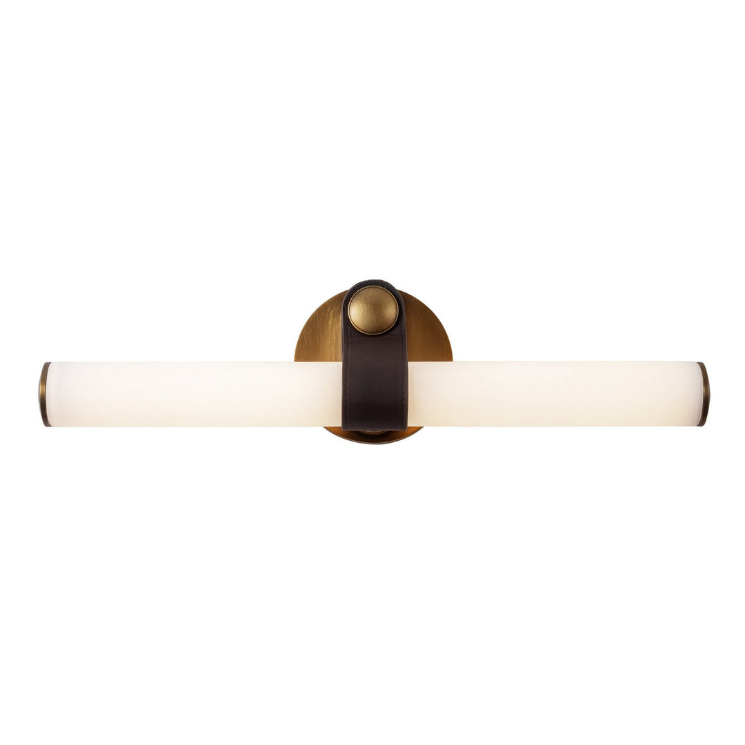 Alora Canada - VL312520VBGO - LED Bathroom Vanity - Ledger - Vintage Brass