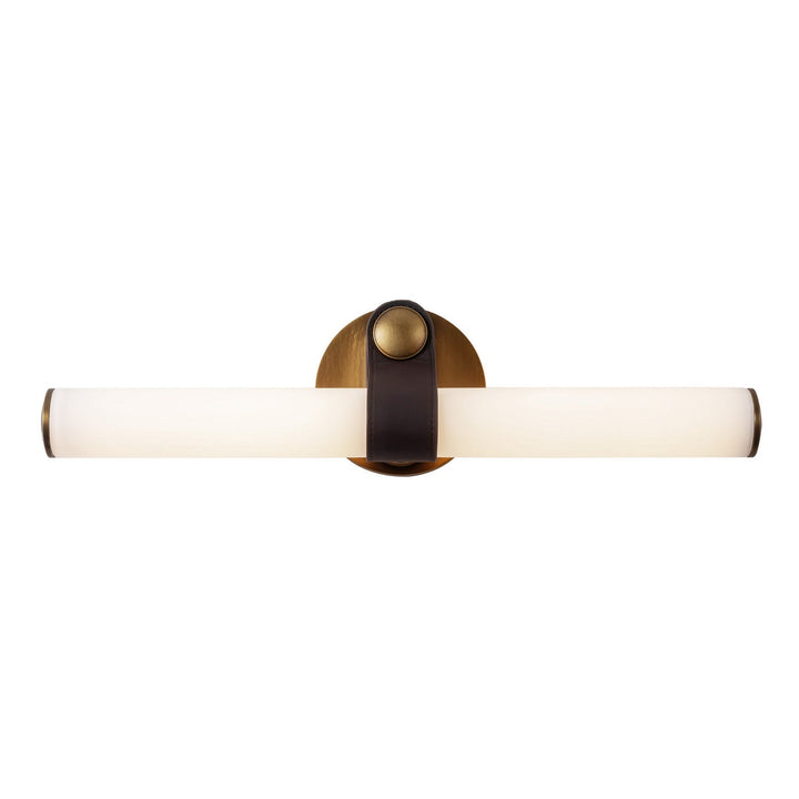 Alora Canada - VL312520VBGO - LED Bathroom Vanity - Ledger - Vintage Brass