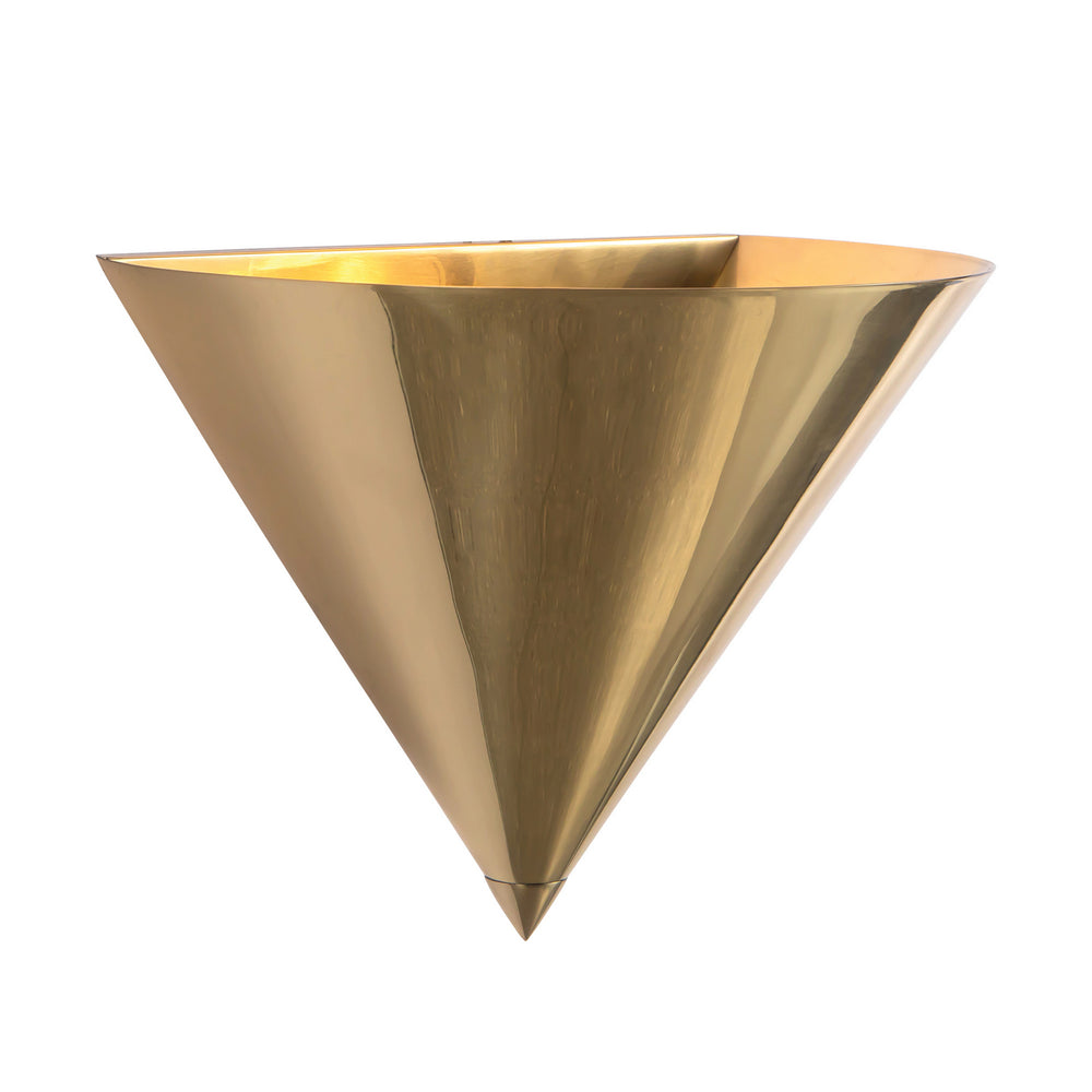 Alora Canada - WS341108PTB - One Light Wall Sconce - Versus - Patina Brass