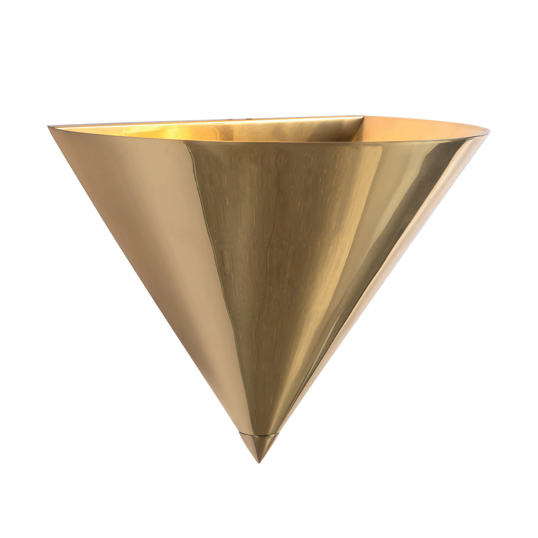 Alora Canada - WS341108PTB - One Light Wall Sconce - Versus - Patina Brass