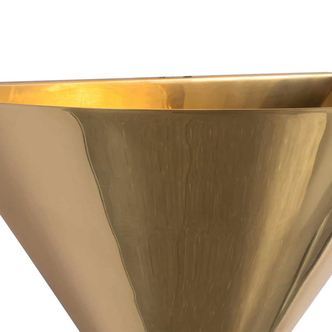 Alora Canada - WS341108PTB - One Light Wall Sconce - Versus - Patina Brass