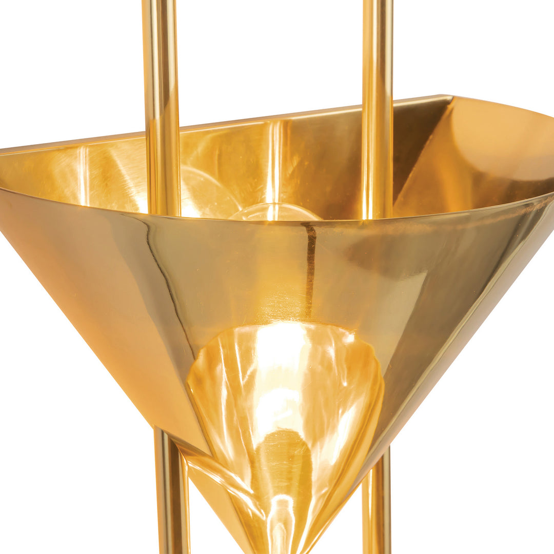 Alora Canada - WS341328PTB - Three Light Wall Sconce - Versus - Patina Brass