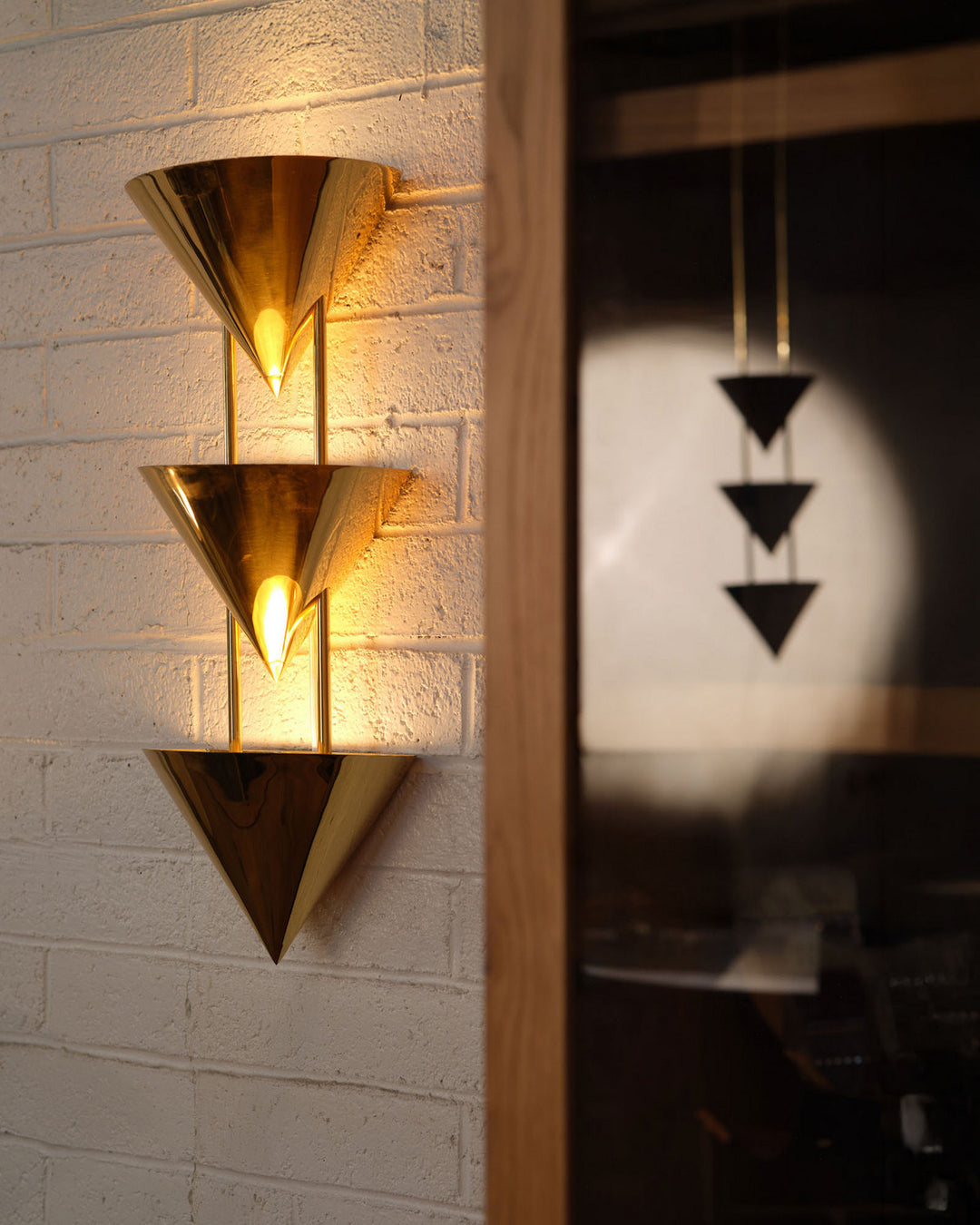 Alora Canada - WS341328PTB - Three Light Wall Sconce - Versus - Patina Brass