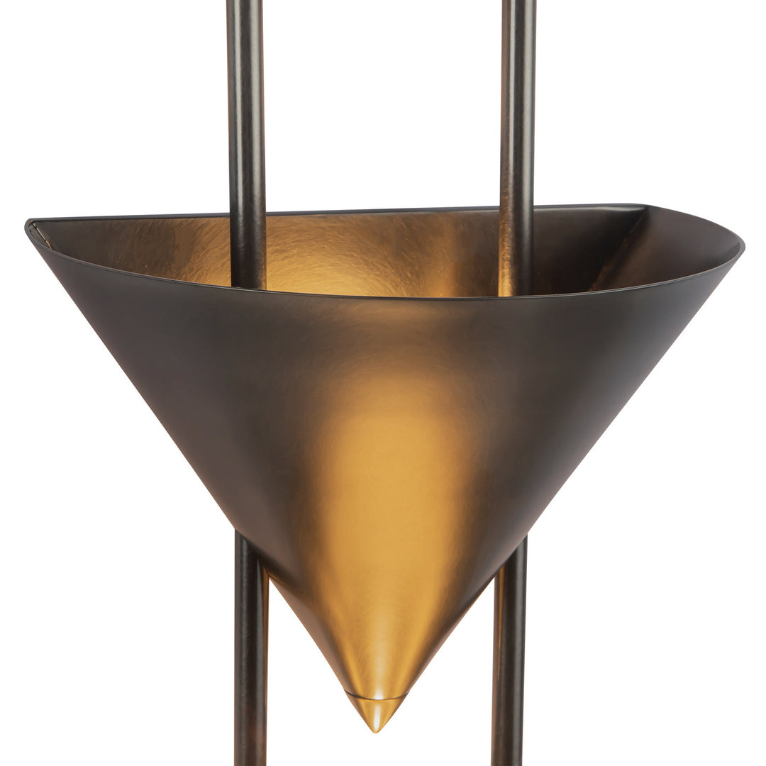 Alora Canada - WS341328STA - Three Light Wall Sconce - Versus - Aged Steel