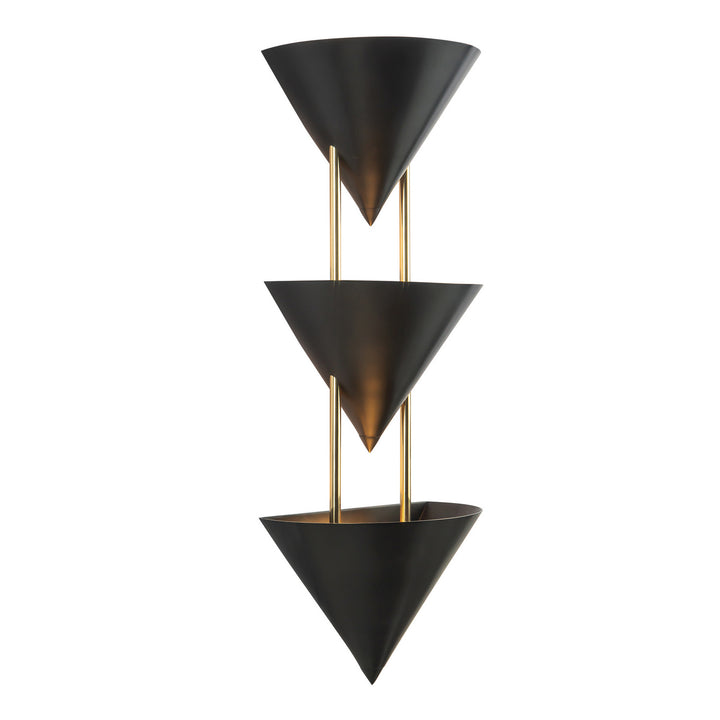 Alora Canada - WS341328UB - Three Light Wall Sconce - Versus - Urban Bronze