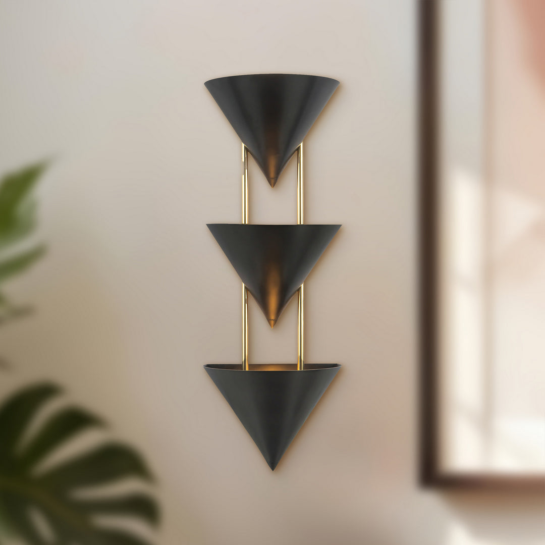 Alora Canada - WS341328UB - Three Light Wall Sconce - Versus - Urban Bronze