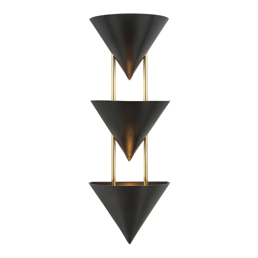Alora Canada - WS341328UB - Three Light Wall Sconce - Versus - Urban Bronze
