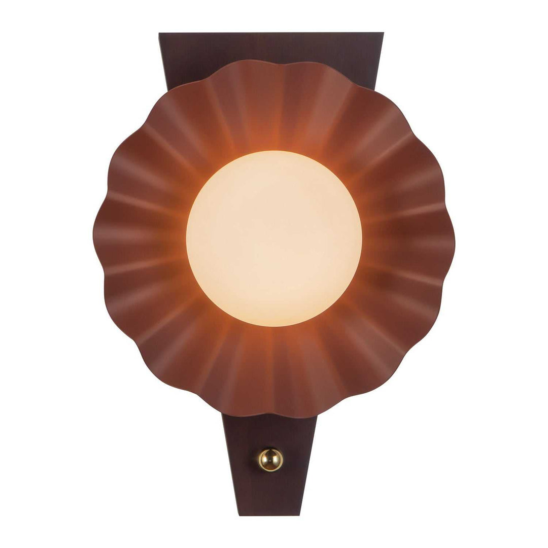Alora Canada - WS354012BGD - One Light Wall Sconce - Furrow - Burgundy