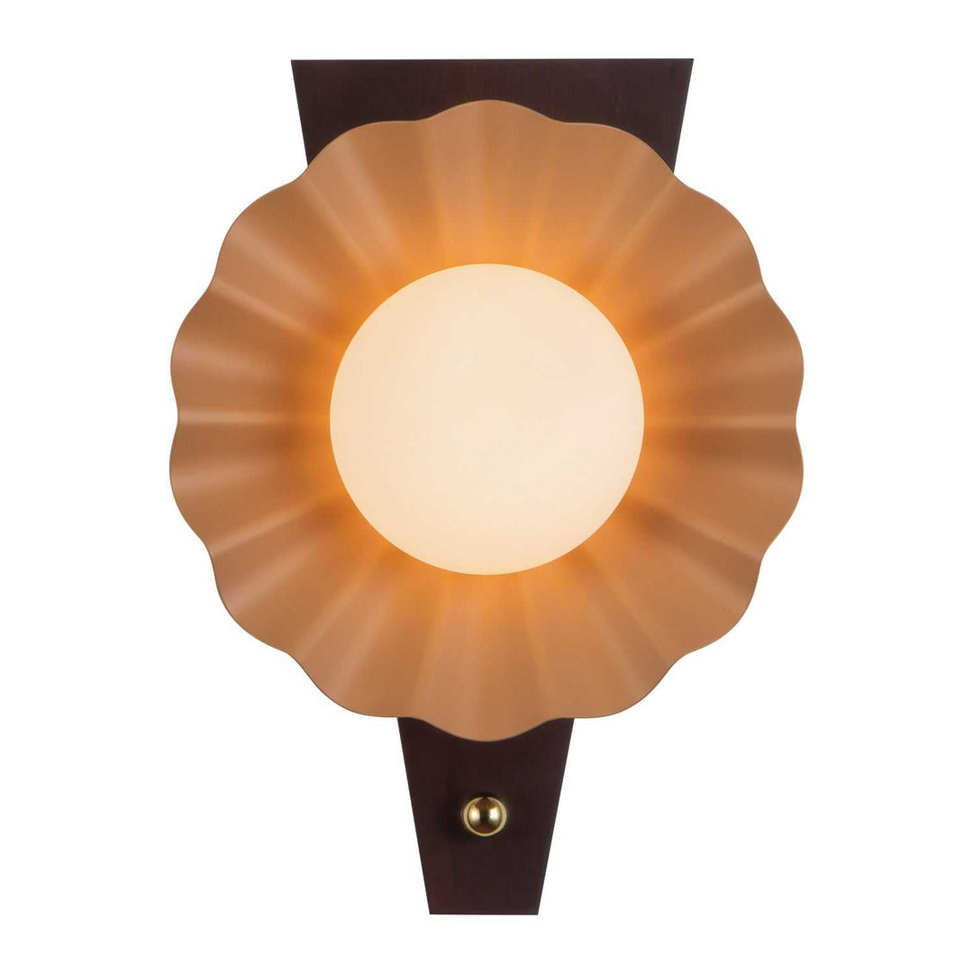 Alora Canada - WS354012PEC - One Light Wall Sconce - Furrow - Peach