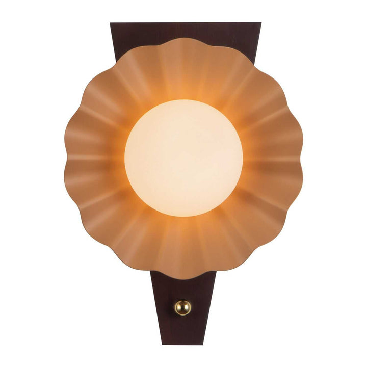 Alora Canada - WS354012PEC - One Light Wall Sconce - Furrow - Peach