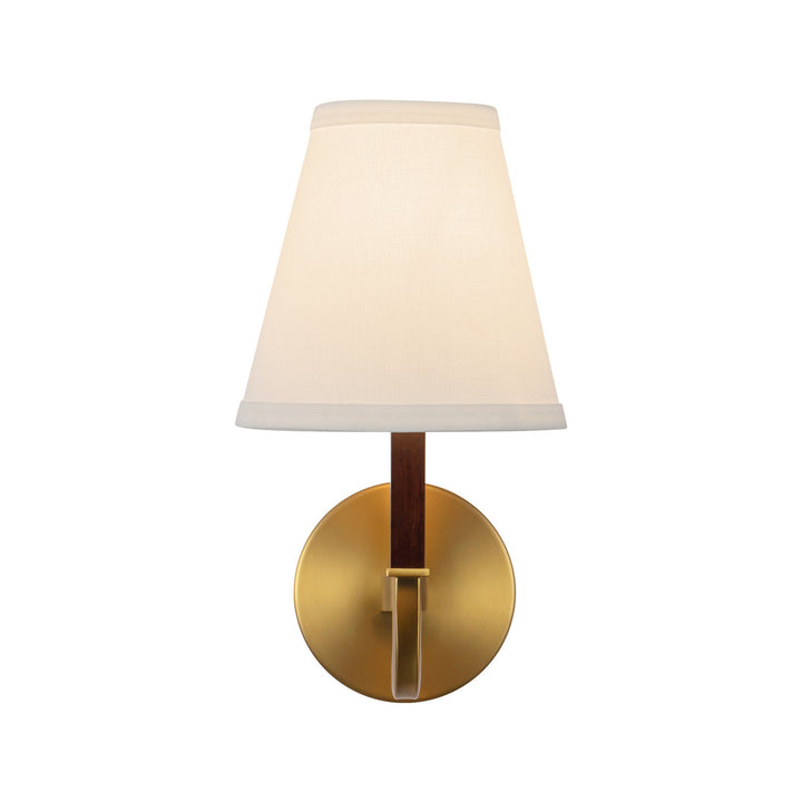 Alora Canada - WS445106BGWL - One Light Wall Sconce - Sloan - Brushed Gold/White Linen