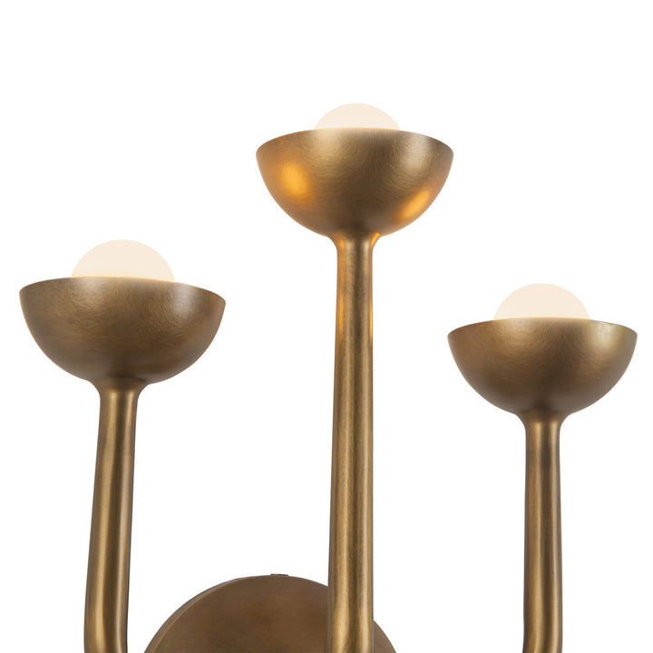 Alora Canada - WV313011VB - LED Bathroom Vanity - Spade - Vintage Brass