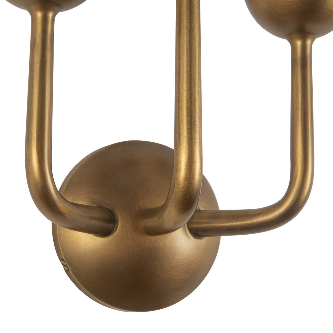 Alora Canada - WV313011VB - LED Bathroom Vanity - Spade - Vintage Brass