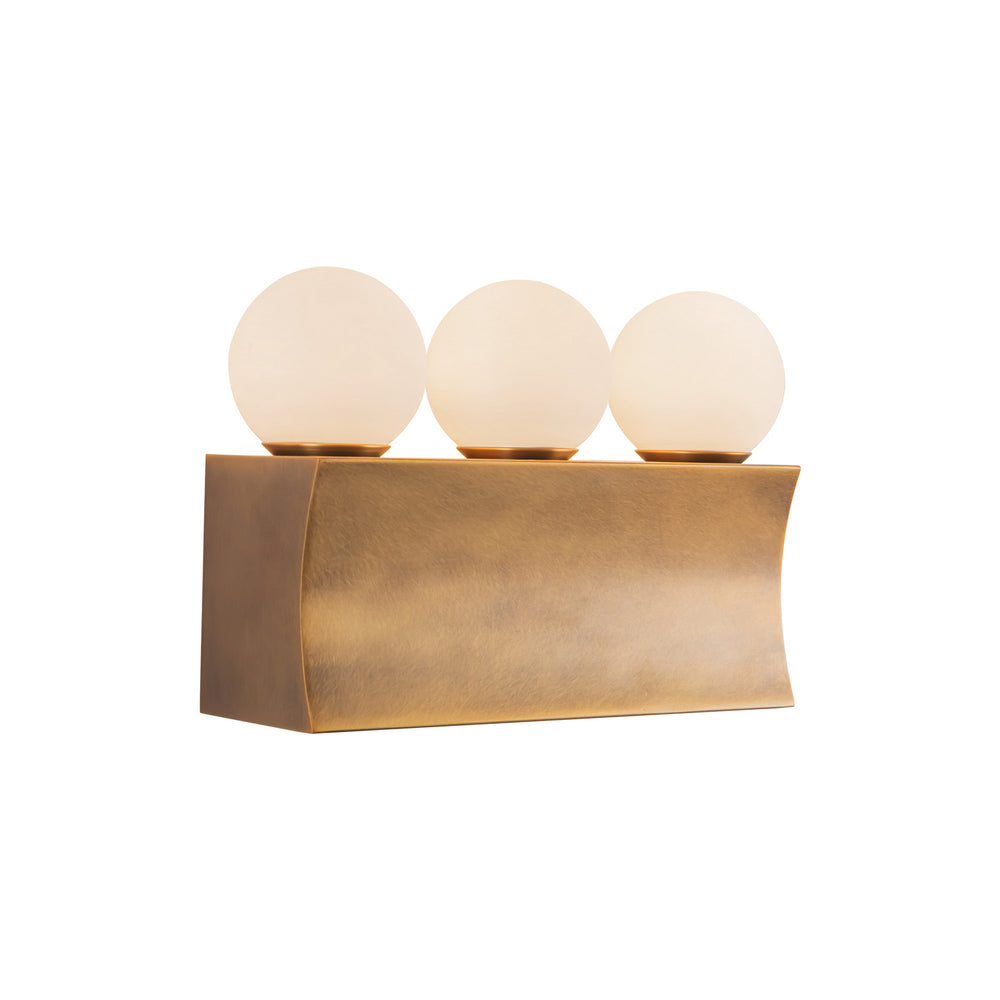 Alora Canada - WV364312VB - LED Bathroom Vanity - Sinclair - Vintage Brass