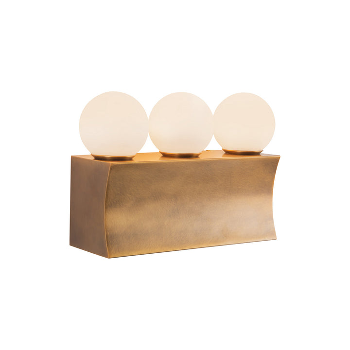 Alora Canada - WV364312VB - LED Bathroom Vanity - Sinclair - Vintage Brass