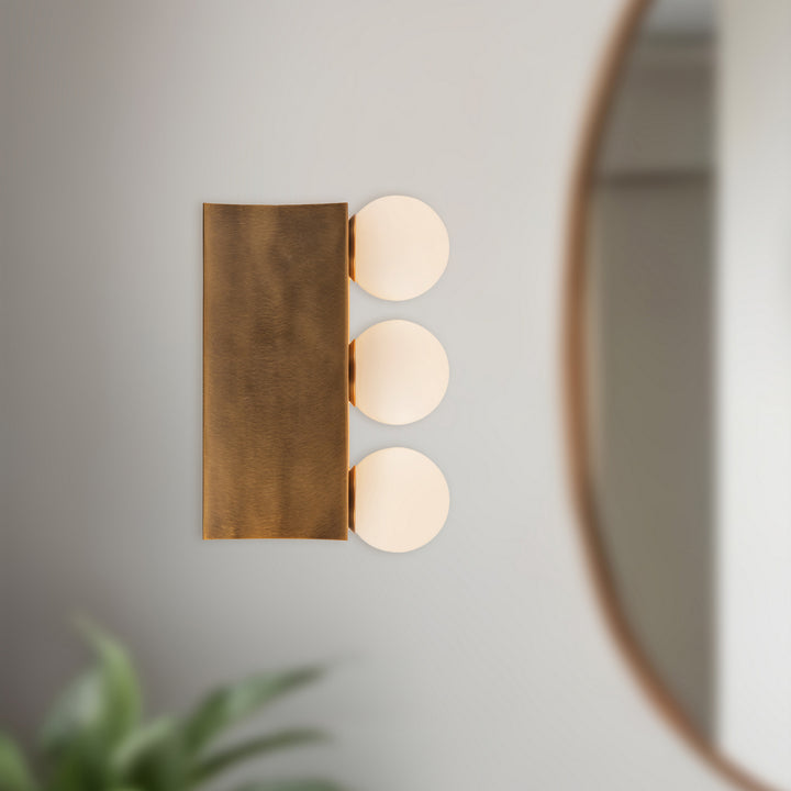 Alora Canada - WV364312VB - LED Bathroom Vanity - Sinclair - Vintage Brass