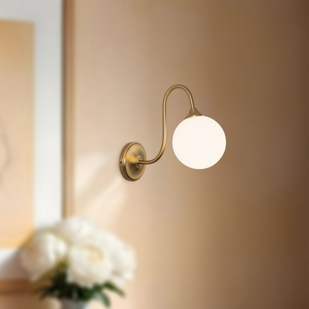 Alora Canada - WV561106BG - One Light Bathroom Vanity - Bancroft - Brushed Gold