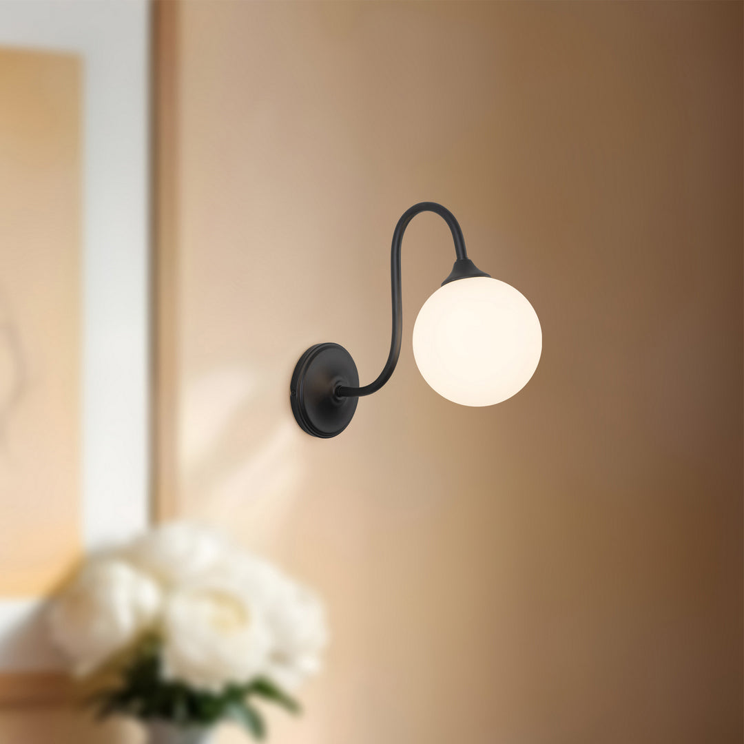 Alora Canada - WV561106MB - One Light Bathroom Vanity - Bancroft - Matte Black