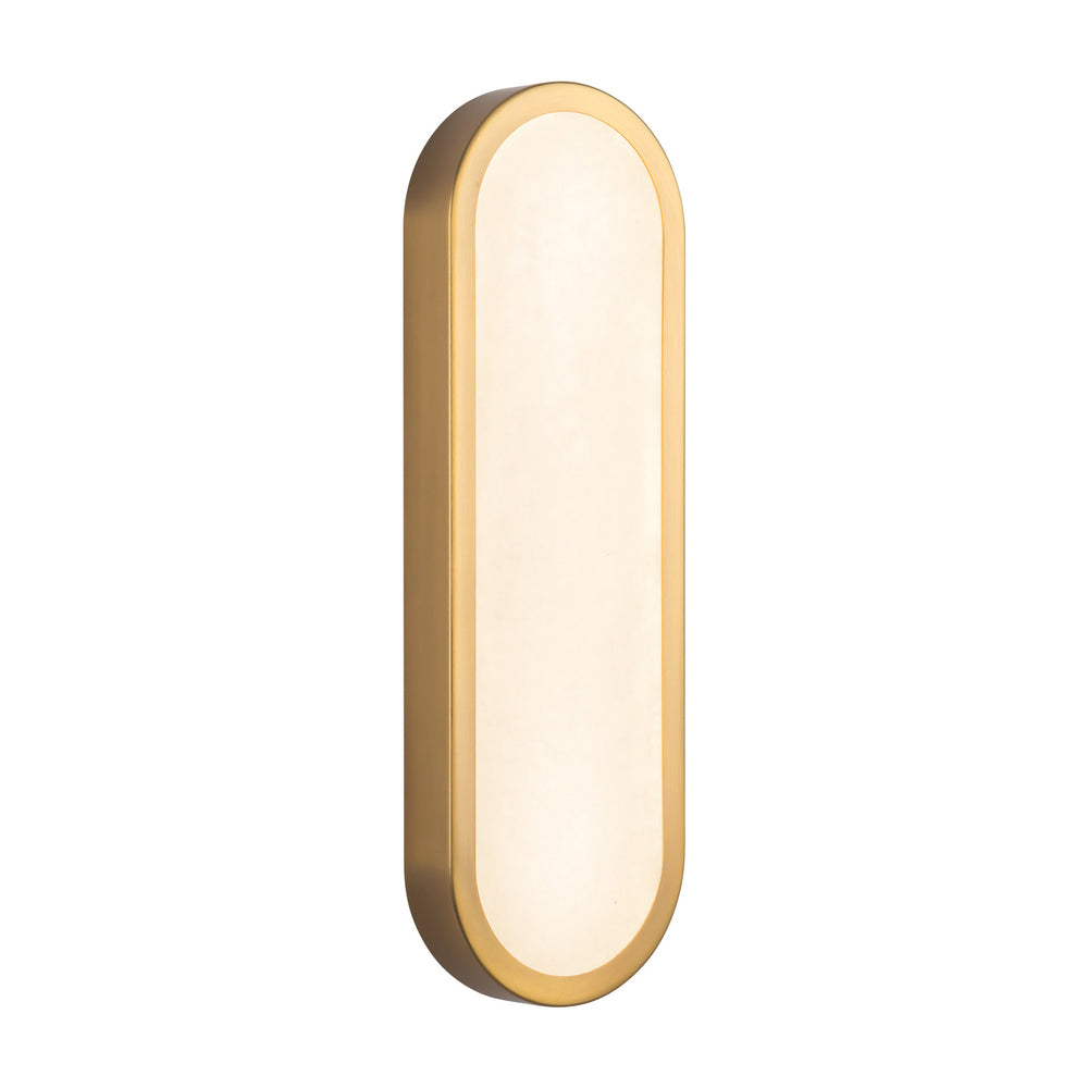 Alora Canada - WV653016BGAR - LED Bathroom Vanity - Evelyn - Brushed Gold/Alabaster