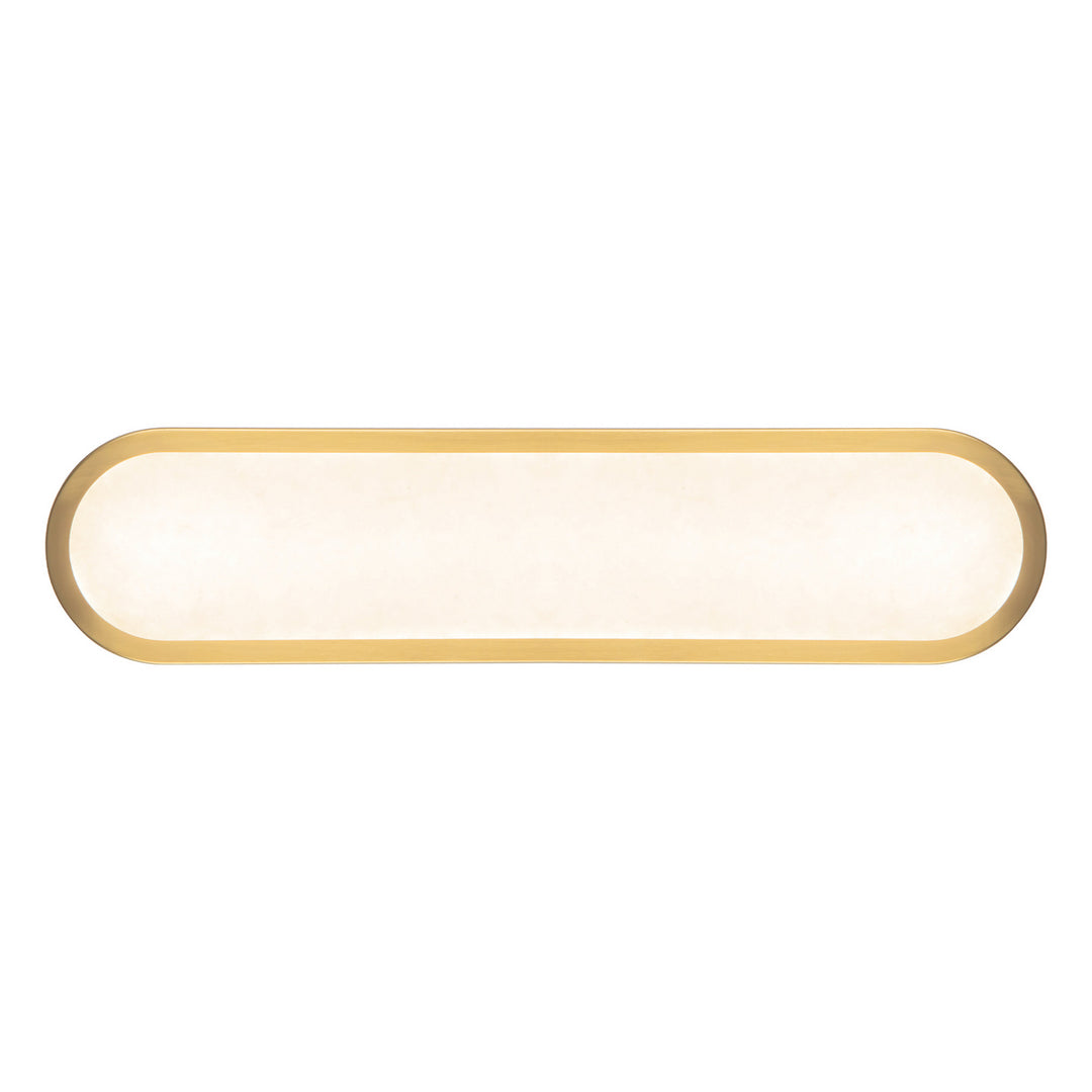 Alora Canada - WV653022BGAR - LED Bathroom Vanity - Evelyn - Brushed Gold/Alabaster