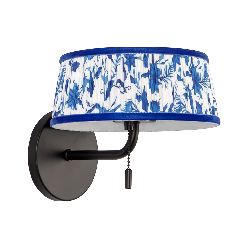 Alora Canada - WV675208MBBL - Two Light Bathroom Vanity - Scout - Matte Black/Blue Linen