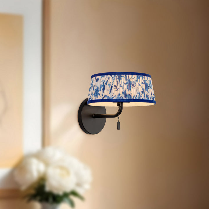 Alora Canada - WV675208MBBL - Two Light Bathroom Vanity - Scout - Matte Black/Blue Linen