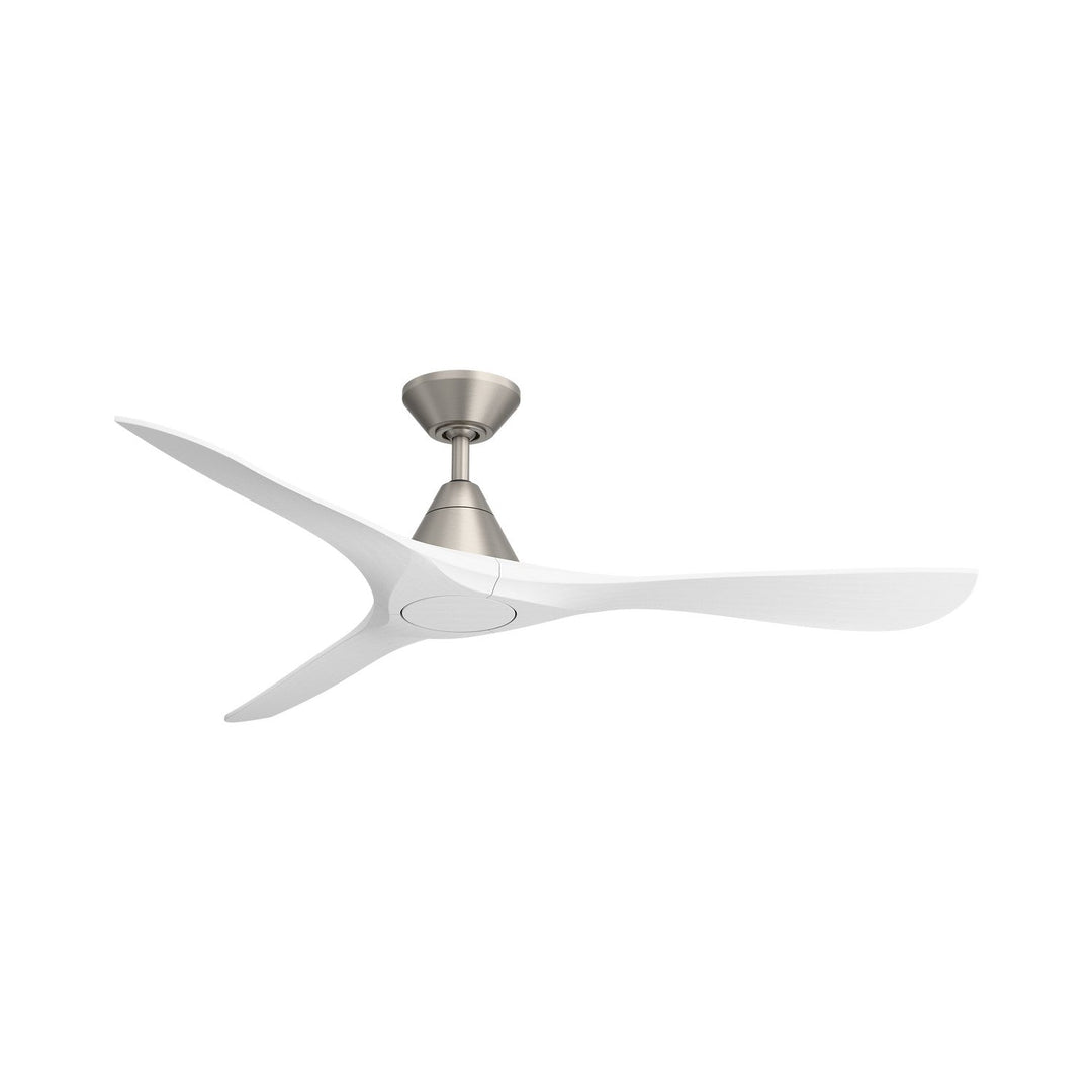 Carve 60" Ceiling Fan in Antique Nickel/Matte White Modern Forms Fans Canada