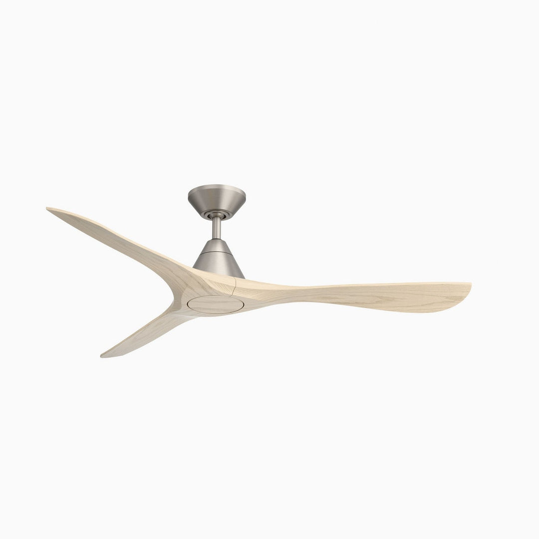 Carve 60" Ceiling Fan in Antique Nickel/White Oak Modern Forms Fans Canada