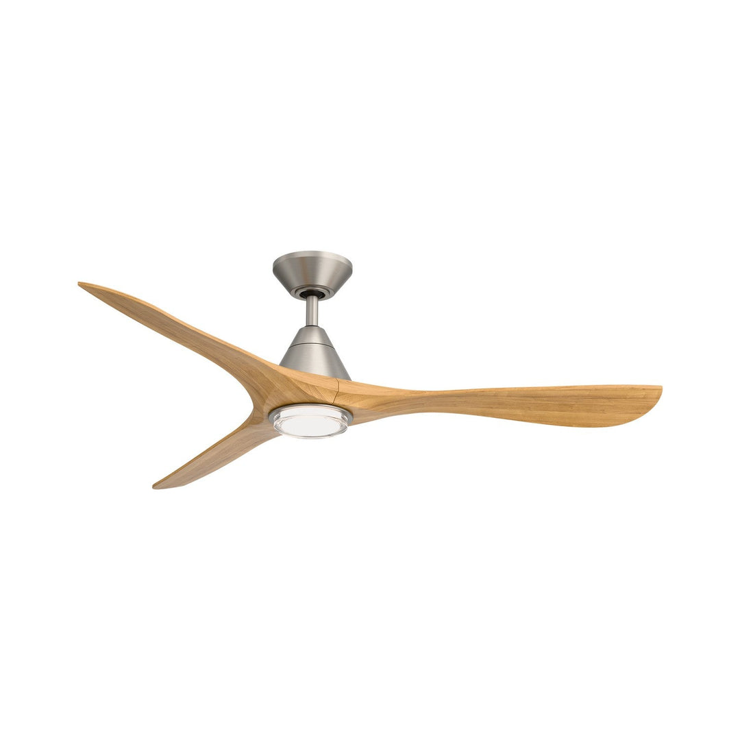 Carve 60" Ceiling Fan in Antique Nickel/Honey Oak Modern Forms Fans Canada