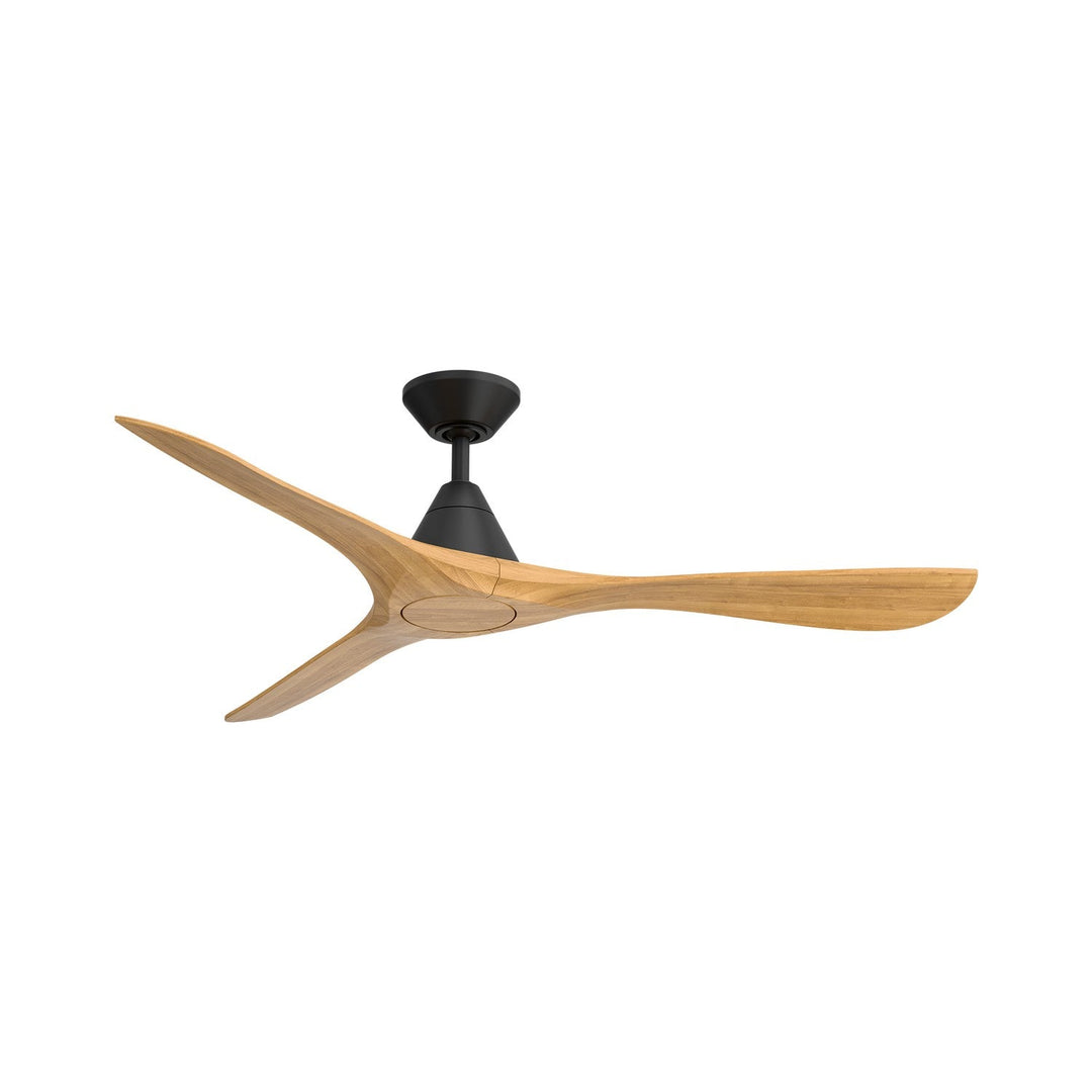 Carve 60" Ceiling Fan in Matte Black/Honey Oak Modern Forms Fans Canada