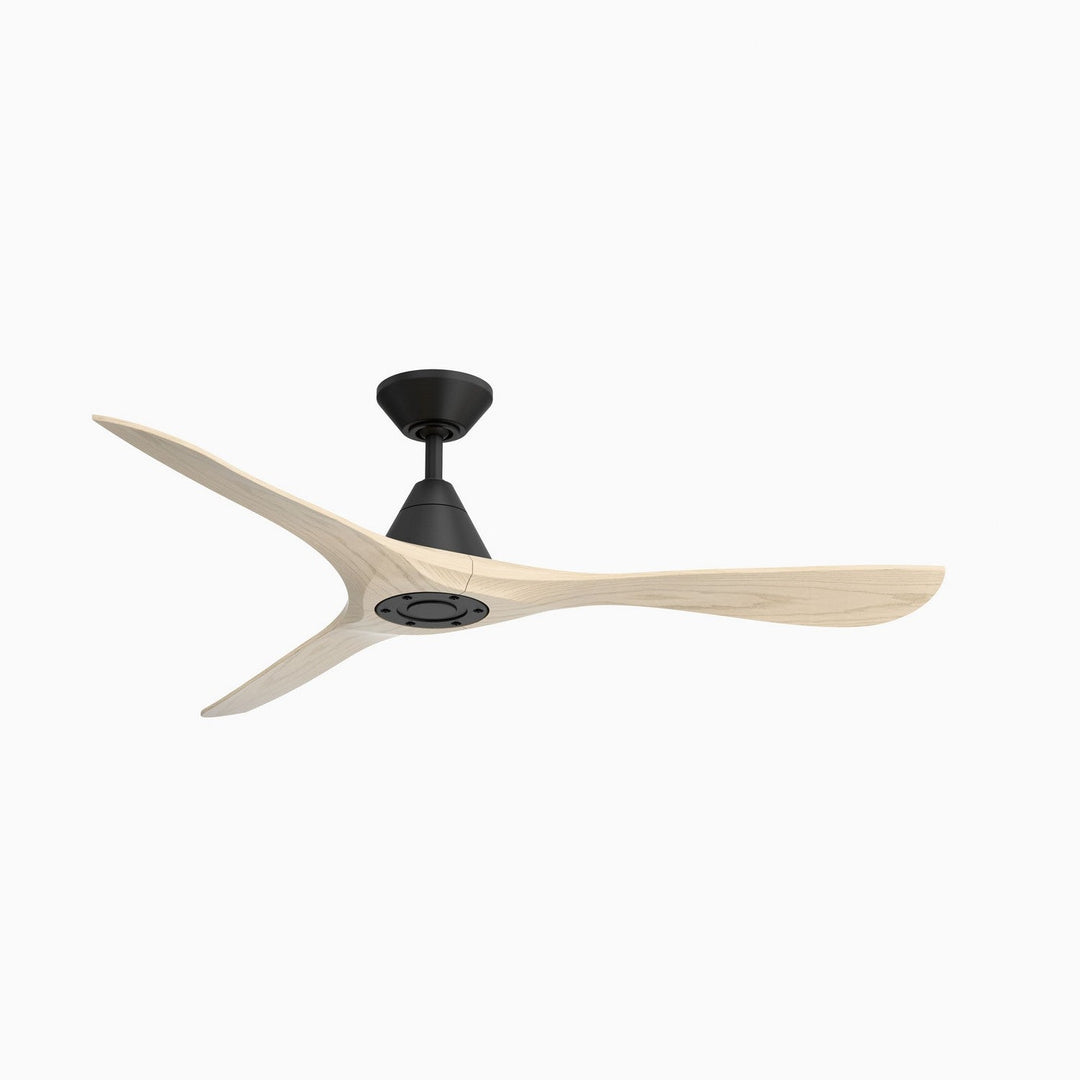 Carve 60" Ceiling Fan in Matte Black/White Oak Modern Forms Fans Canada