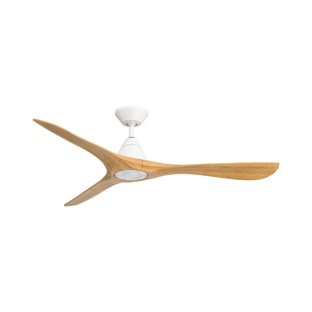 Carve 60" Ceiling Fan in Matte White/Honey Oak Modern Forms Fans Canada