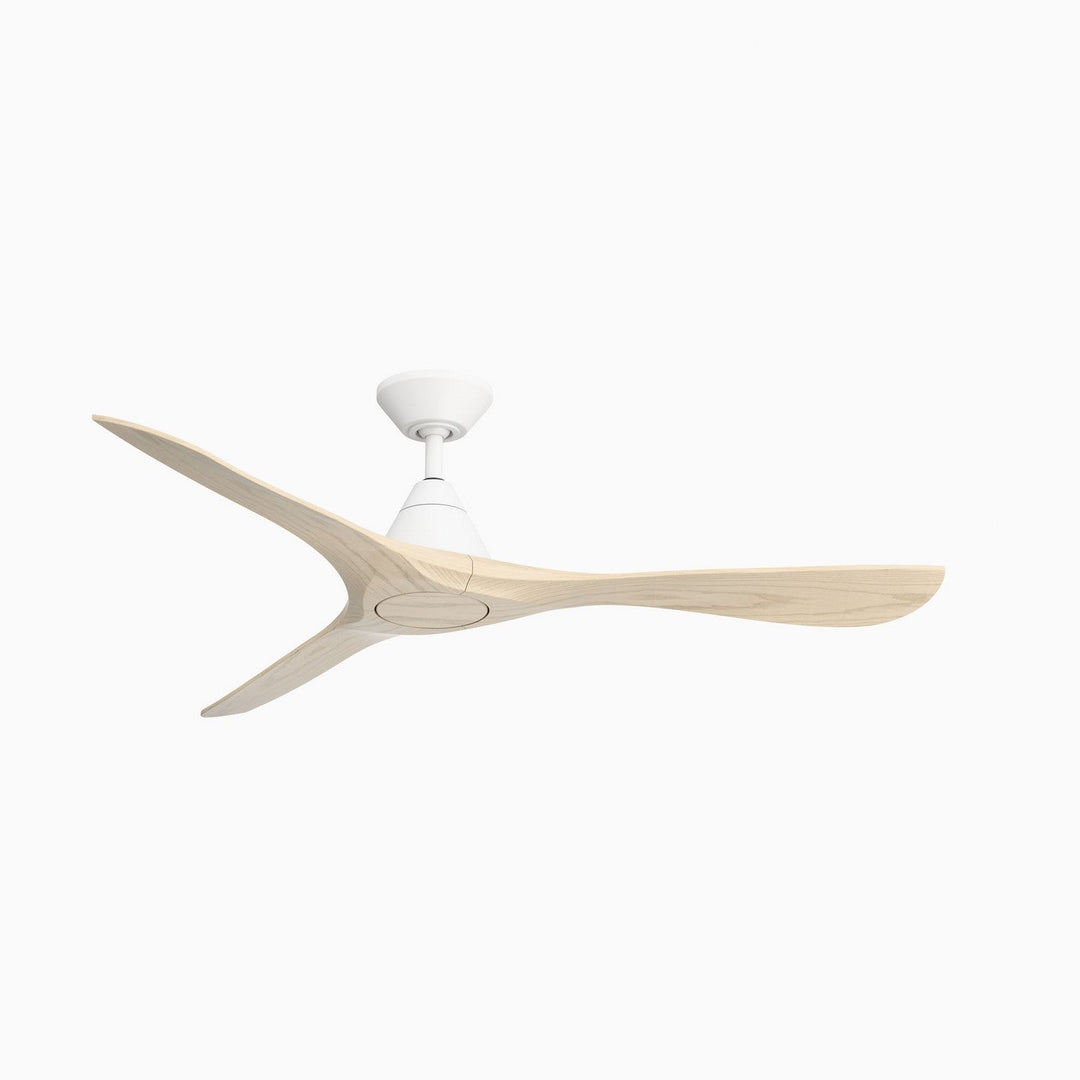 Carve 60" Ceiling Fan in Matte White/White Oak Modern Forms Fans Canada