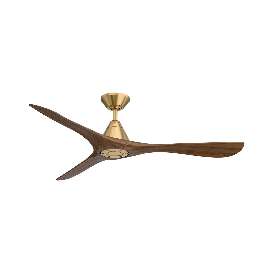Carve 60" Ceiling Fan in Soft Brass/Distressed Koa Modern Forms Fans Canada