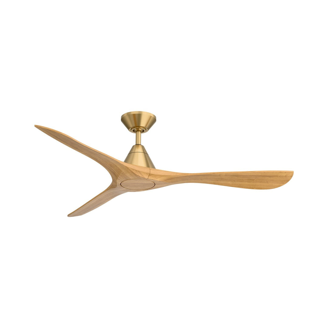 Carve 60" Ceiling Fan in Soft Brass/Honey Oak Modern Forms Fans Canada