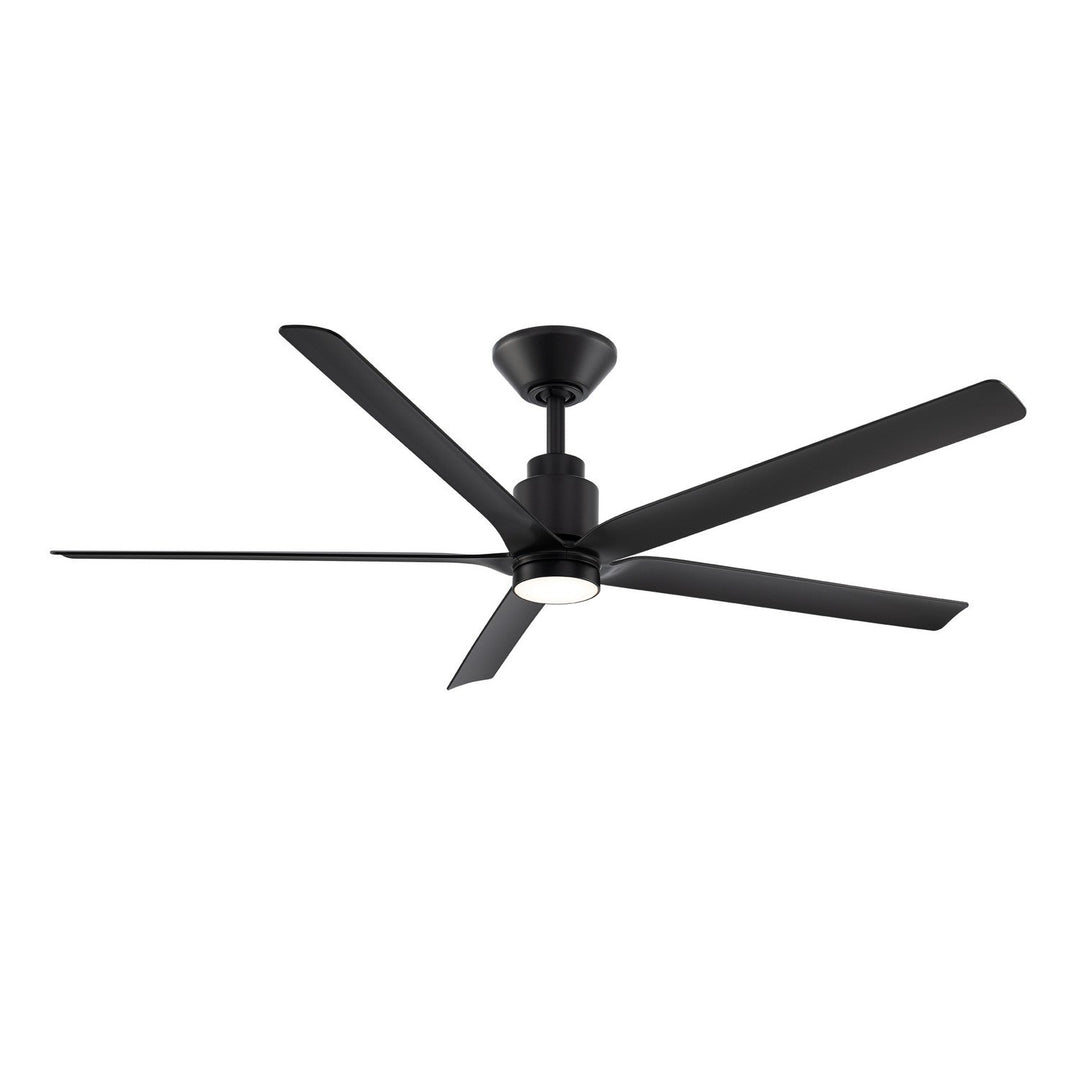 Smooth 5 56" Ceiling Fan in Matte Black Modern Forms Fans Canada