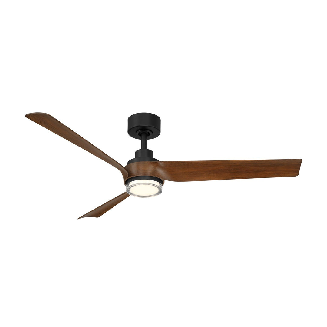 Chill 54" Ceiling Fan in Matte Black/Distressed Koa Modern Forms Fans Canada