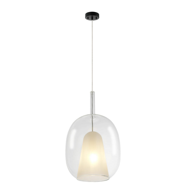 Artcraft Canada - AC11219CL - One Light Pendant - Dusk - Black