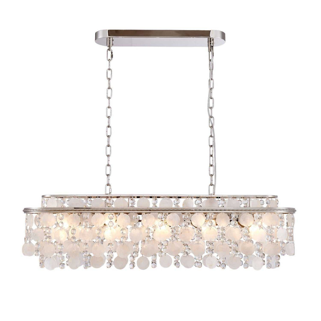Artcraft Canada - AC12070PN - 12 Light Linear Pendant - Avara - Polished Nickel