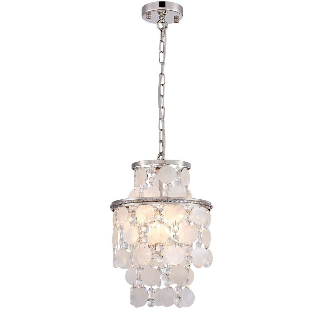 Avara Two Light Pendant in Polished Nickel Artcraft Canada