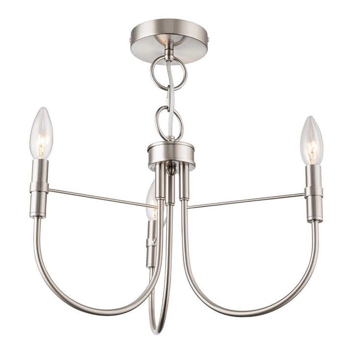 Artcraft Canada - AC12223BN - Three Light Lantern - Foundry - Brushed Nickel