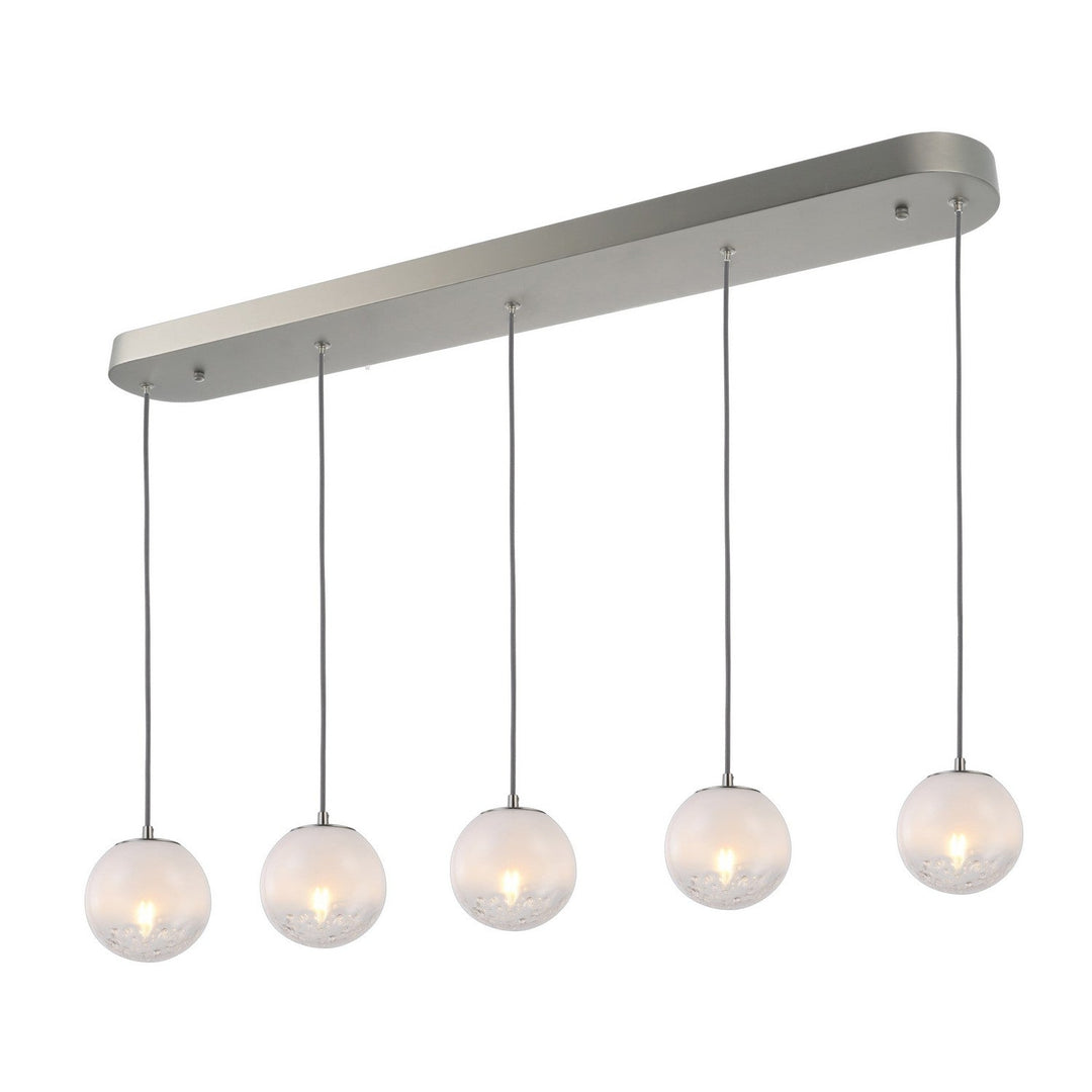 Artcraft Canada - AC12245SN - Five Light Lantern - Moonlight - Satin Nickel