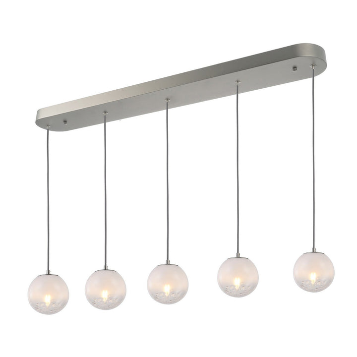 Artcraft Canada - AC12245SN - Five Light Lantern - Moonlight - Satin Nickel